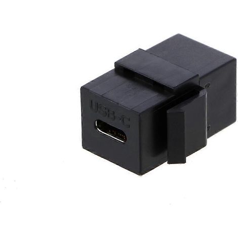 Connecteur USB 3.1 Type C femelle-femelle à enclenchement rapide et durable (1/4)