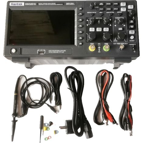 Oscilloscope Numérique, 2 Canaux, Bande Passante de 150 MHz, DSO2D15 (1/2)