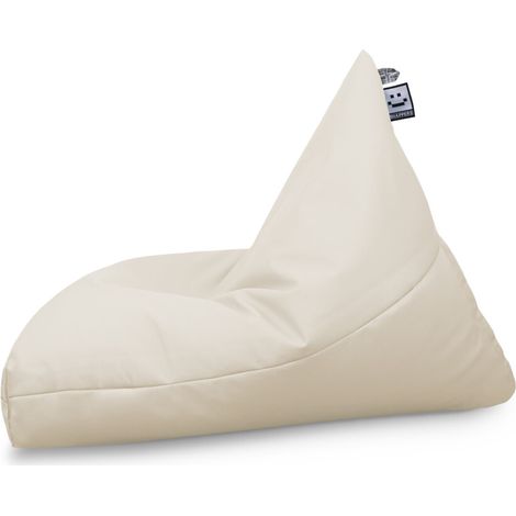 Puff Pirámide Polipiel Outdoor Crudo HAPPERS XL (1/5)