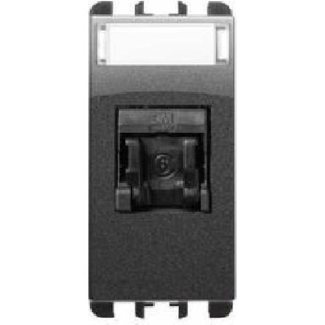 Simon urmet presa dati rj45 cat 6 non schermata 1 modulo antracite 10446