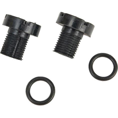 Outil pour BMW E34E36 E39 E46 E83 E53 : Vis de valve de radiateur (2 pièces) en ABS et caoutchouc, accessoires auto durables. Compatible avec les modèles E39, E46, E83 et E53. (1/5)