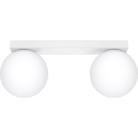 Applique/plafonnier Pure Lume Soleda blanc mat 2xG9 (1/5)