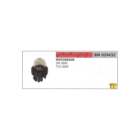 Primer miscela benzina SANDRIGARDEN ZM2600 TCS2600 motosega  codice 029432