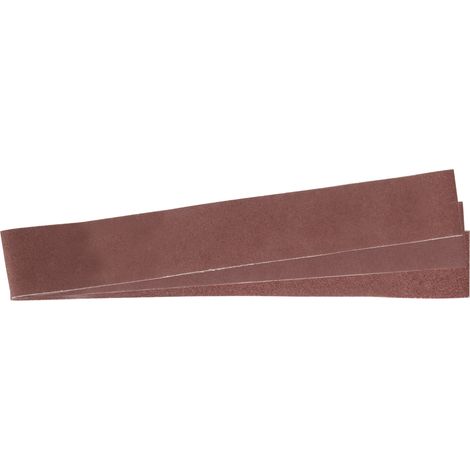 Scheppach Jeu de bandes abrasives - 3 pièces 686 x 50 mm - K 60/120/180