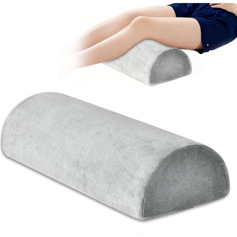 Coussin Genoux Nuit Demi Lune - 1 Unité - Mousse Mémoire - Soutien Ergonomique Dos Et Hanches - Pour Dormeur Latéral Et Dorsal (1/5)