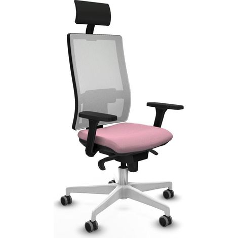Piqueras y Crespo Horna Silla de oficina rosa cómoda (1/3)
