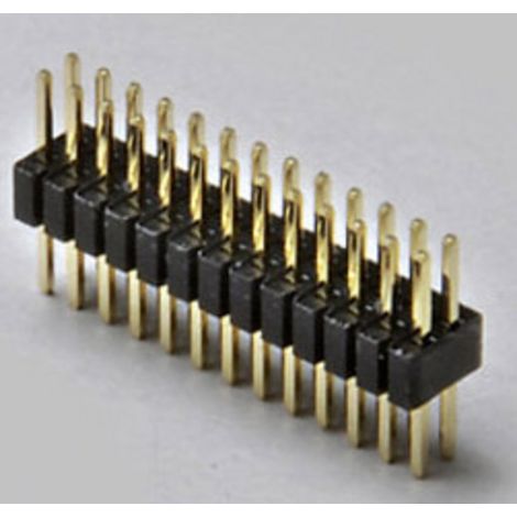 TRU COMPONENTS Barrette mâle (standard) Nbr de rangées: 2 Nombre de pôles par rangée: 5 TC-2506259 1