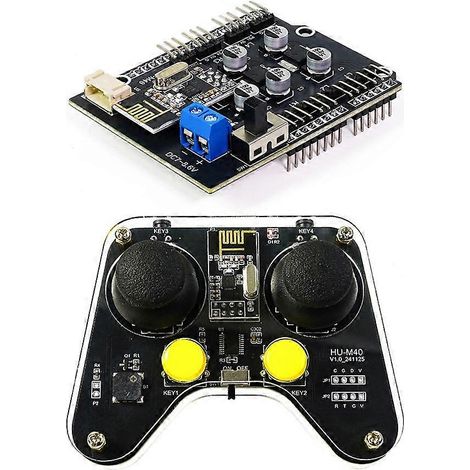 Placa de expansión de servocontrol PWM de 8 canales para brazo robótico con receptor 2.4G integrado y control remoto 2.4G. (1/5)