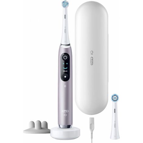 Braun Oral-B iO iO9S Spazzolino Elettrico Rosa Quarzo (1/4)