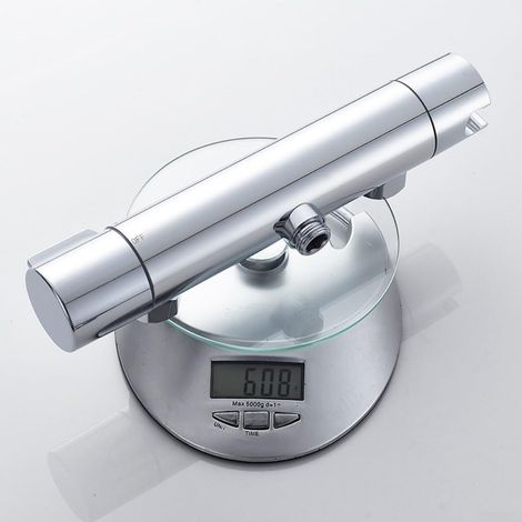 Mitigeur de douche thermostatique G3/4 en acier inoxydable (2) (1/5)