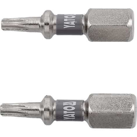 TORX-Bits T10, 25 mm, 2-teilig, S2-Stahl