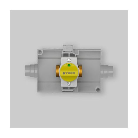Rubinetto Di Intercettazione Gas Da Incasso Diritto K 2.0 Teco 3/4"
