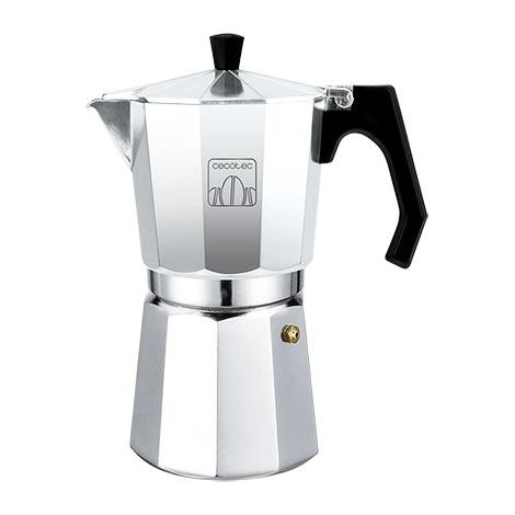 Cecotec Cafetera Italiana MokClassic 900 Shiny. Fabricada en Aluminio Fundido Apta para Diferentes Tipos de Cocina para 9 Tazas de café (1/5)
