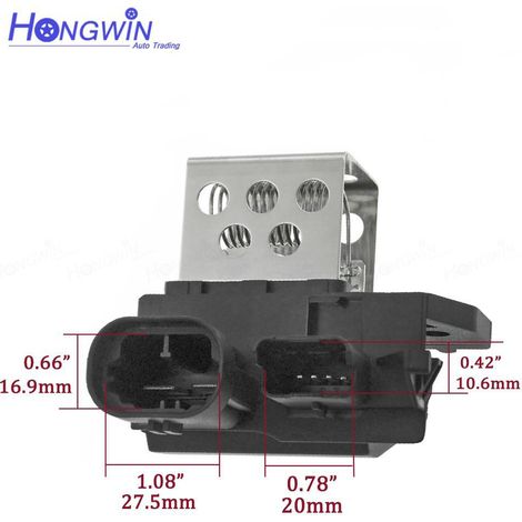 Applicable au contrôleur de résistance de ventilateur Citroën 9673999980 (1/4)