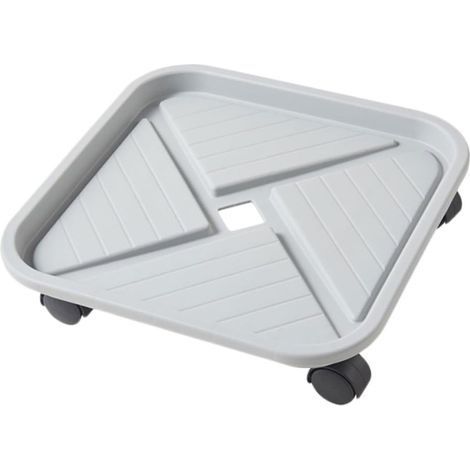 Support de palette de plantes avec roulettes, support de pot de fleurs carré mobile, chariot de jardinière, pour intérieur et extérieur, maison, jardin (1/5)