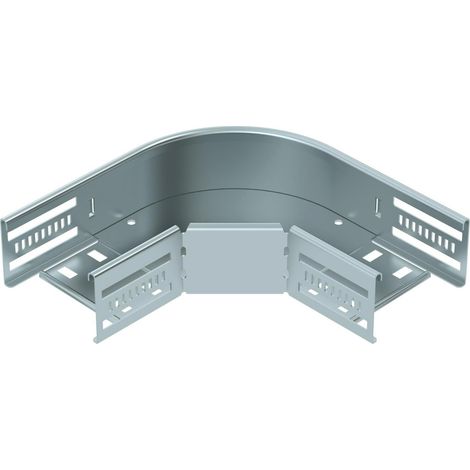 OBO Bettermann Curva de 90° para bandeja portacables, horizontal 60x100 Acero cincado en banda, 6036560