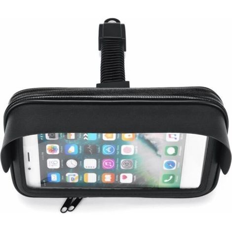 6.3\'\' Étanche Sac Cas Etui Moto Scooter Support Téléphone GPS Écran Tactile (1/4)