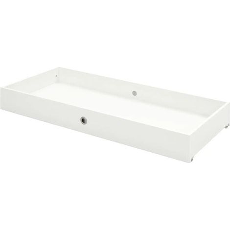 [NEUWERTIG] B-Ware Arthur Berndt Möbelfabrik Bettschubkasten Schublade weiß Rollen Holz 137x63x16 (1/2)