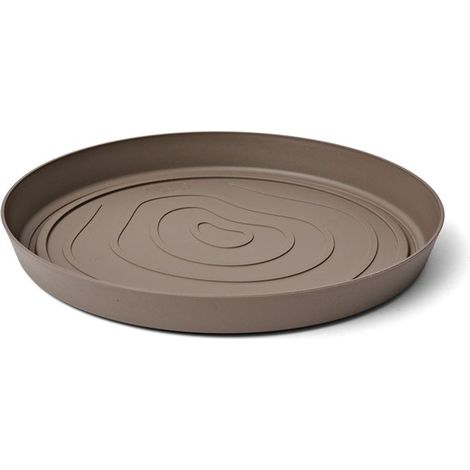 TeraPlast Sottovaso Orma Saucer 29 Sand Tortora Plastica Riciclata