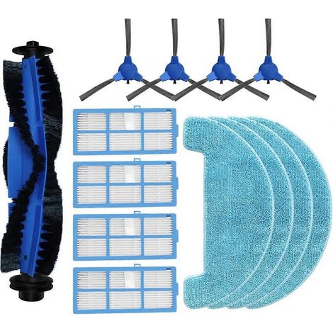 Pour Polaris PVCR 1050 / 1229 / 3200 / 1020 / 1028 IQ Home Aqua Roller Brosse latérale Filtre Chiffons de nettoyage R (1/5)