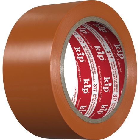 KIP 3815 Bande de protection en PVC - lisse, orange 50mm x 33m (36 rouleaux) - 3815-65 (1/2)