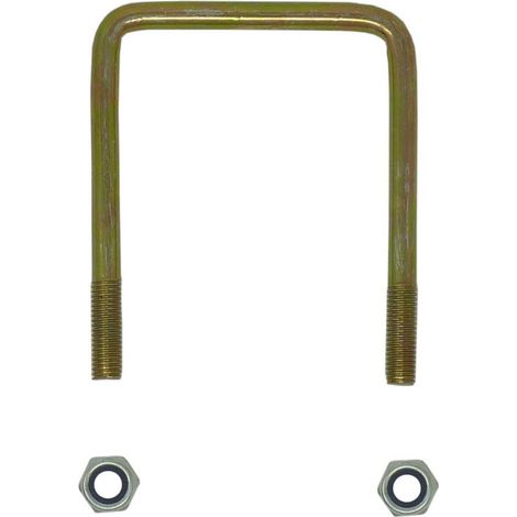 Maxter – Bride tube carré 80x80 – Filetage M10/25 – Pour espaces confinés – Tube large pour installations spécifiques (1/2)