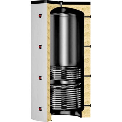 Laddotank Pufferspeicher 500 L 1 WT mit PU-Isolierung