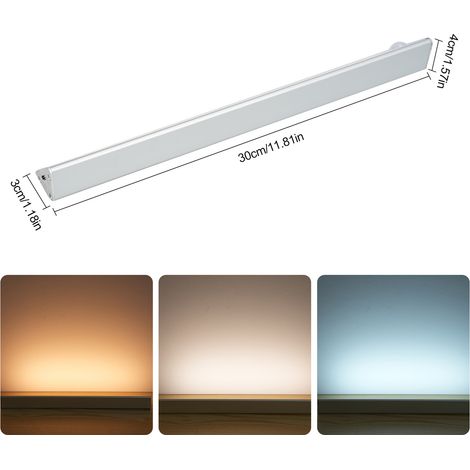 Ortviai Lampe sous-meuble rechargeable avec capteur de mouvement, Z9, réglage progressif d'intensité et température de couleur (1/5)