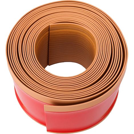 Plinthe souple autocollante, 10 cm x 6 m, support mural en PVC, instal (1/5)