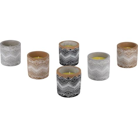 COFAN vela aromática de citronela maceta decorada 170 g , Disfruta de tus espacios con las velas de citronela con aroma a cítricos (y toques de limón) en recipientes decorativos q (1/4)