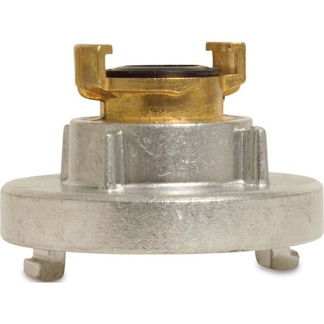 Storz Adapter Übergangsstück mit Schnellkupplung Typ 52C - Aluminium/Messing