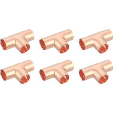 6 Pièces Connecteur de Raccords en Forme de T 0,39 Pouces (1/5)