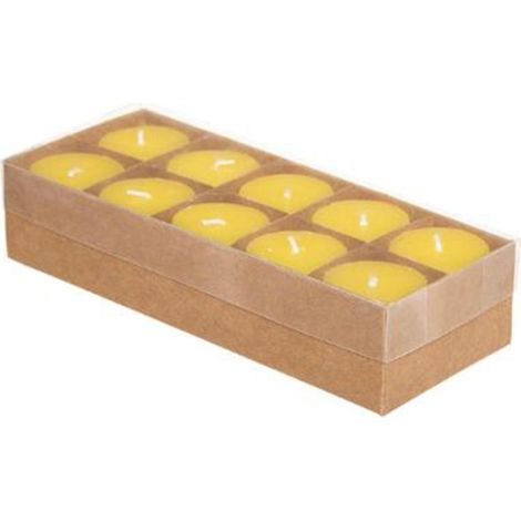 Lot de 10 Bougies "Générique" 4cm Citronnelle (1/2)