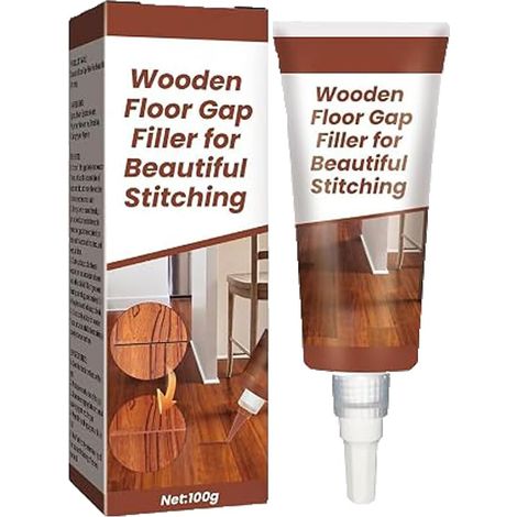 Wood Repair Kit, Large Capacity Parquet Repair Kit, Filler Cracks, Suitable for Wooden Floors, 100 g x 1 piece (1/5)