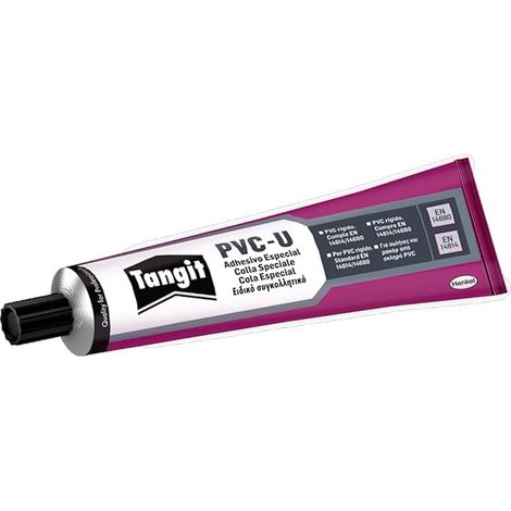 Klebekleber für PVC für Verbindungen zwischen Rohren, 125-g-Karton