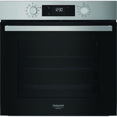 Hotpoint Ariston Forno da incasso HAO3 K58H X. Dimensione del forno: Media, Tipo di forno: Forno elettrico, Capacità interna forno totale: 71 L. Posizionamento dell'apparecchio: Da incasso, Colore ... (1/4)