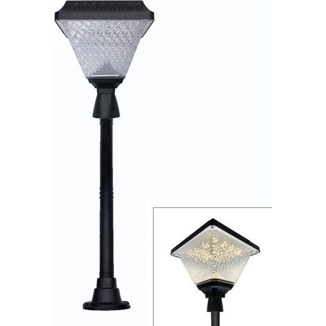 Borne de Jardin Solaire Crépusculaire IP65 2W - SILUMEN (1/4)