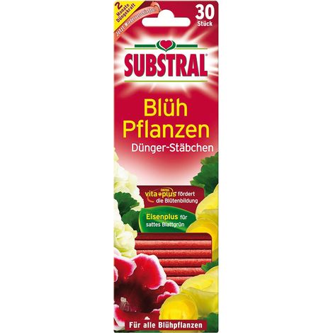 Substral Dünger-Stäbchen für Blühpflanzen - 30 Stück (1/2)