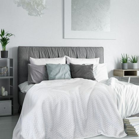 Mikrofaserdecke 70x160 Cindy creme