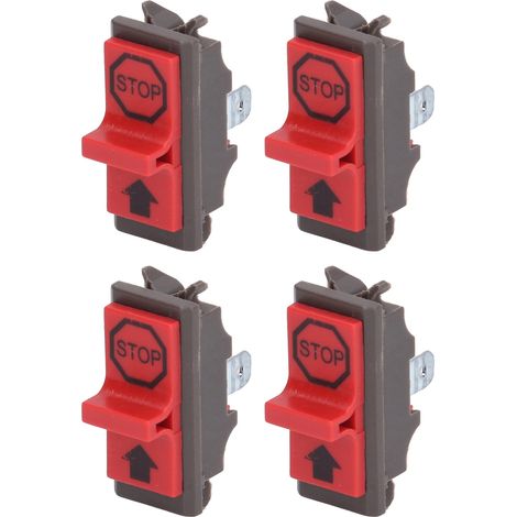 4 Pcs Chainsaw Kill Switch 503717901 503718201 Plastic On Off Stop Switch for Husqvarna 362 365 371 372 372xp (1/5)