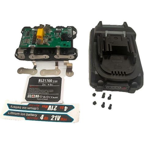 Boîtier de batterie facile à installer pour batteries 18V, idéal pour les bricoleurs. (1/4)