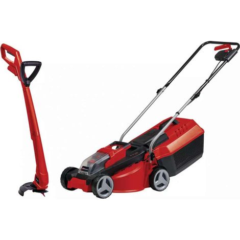 Einhell Set Rasaerba e Tagliabordi a Batteria 30 cm 3.0 Ah