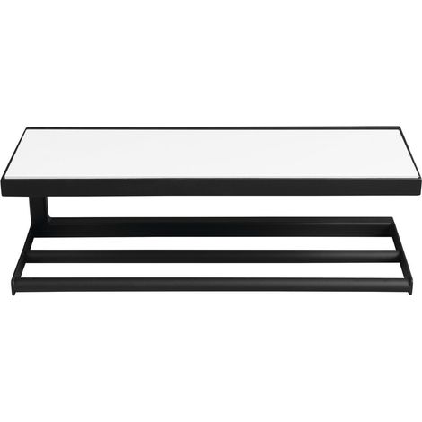 Sapho Ska - Étagère, longueur 45 cm, noir mat/blanc SKA401 (1/4)