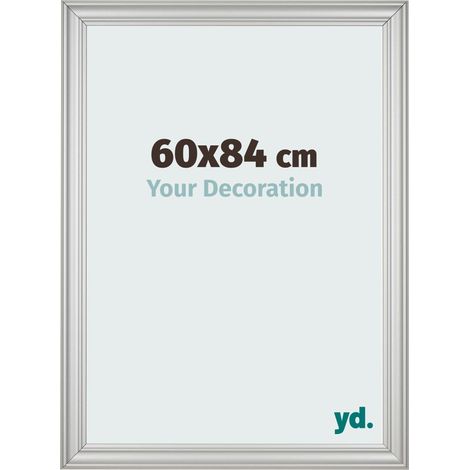 yd. - Cadre photo 60x84 - Argent Mat - MDF - Lazio (1/5)