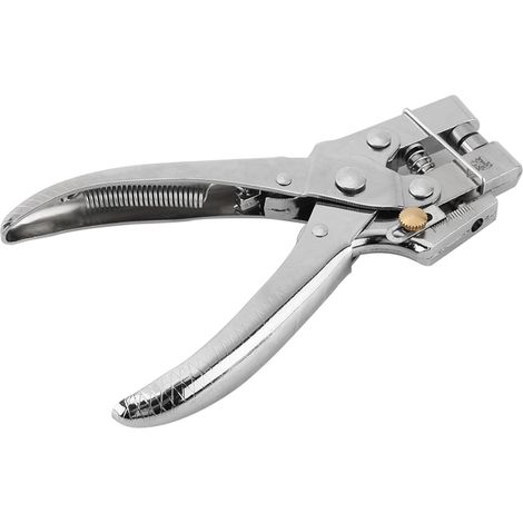 Pince à riveter pour trous de ceinture, outil de pose d'œillets avec 100 œillets creux faciles à presser (1/5)