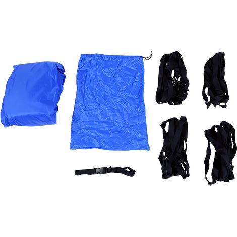 Heavy-Duty Boat Cover, Blue V-Hull, 14 to 16 Feet (1/5)