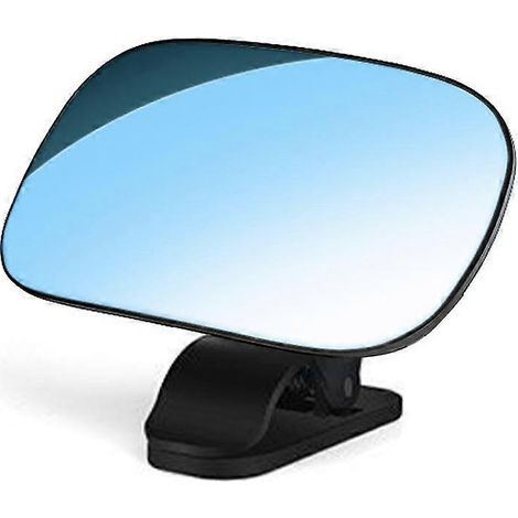 Rétroviseur intérieur grand angle de sécurité pour tableau de bord, pare-soleil et plaque auxiliaire de pare-soleil de pare-brise avec clip (1/5)