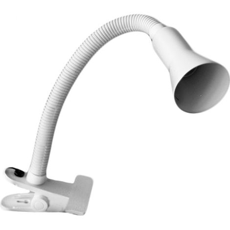 Lampe à pince modèle Tokyo EDM - 40W - E14 - Blanc (1/2)