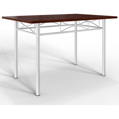 Casaria Set tavolo con 4 sedie per cucina soggiorno sala da pranzo
Rovere scuro