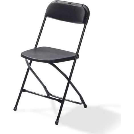 Chaise pliable Noir (Lot de 7) - Feros (1/3)